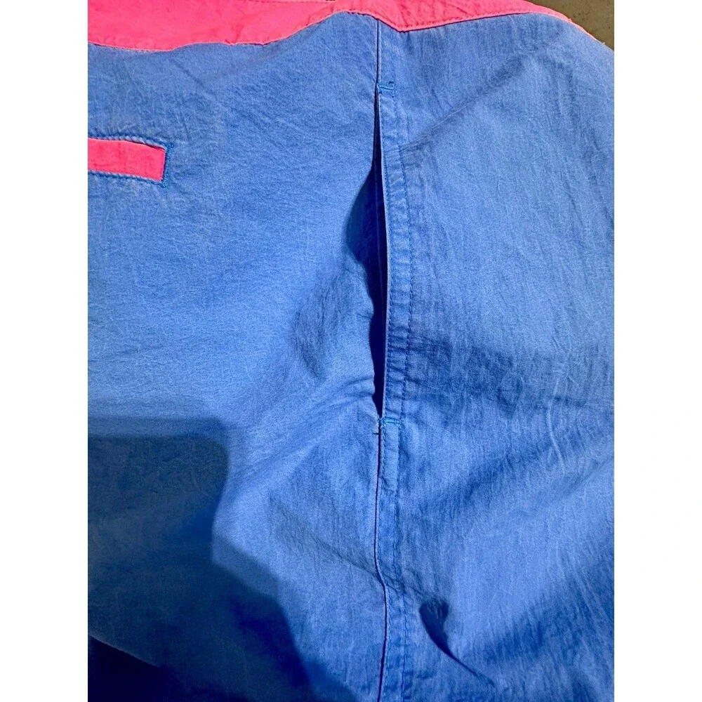 Vineyard Vines Men's Colorblock Board Shorts Swim Trunks Size 36 Blue/Pink